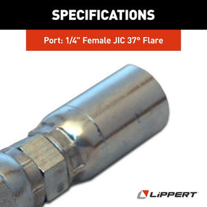 Product of Lippert Components 138416 Hose End Fitting
