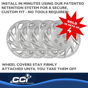 Product of Coast To Coast IWC11815S Silver Set Of 4 