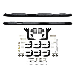 Product of Westin Automotive 21-534705 Black Powder Coated Oval Nerf Bar - Truck Wheel To Wheel 