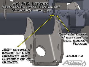Artec Industries Jk4412 Control Arm Mount||jk4412_2.Jpg||87||artjk4412||2236575