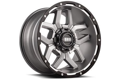 Product of Grid Wheels 17x9 Anthracite With Black Lip Wheel - Not Applicable Bolt Pattern 