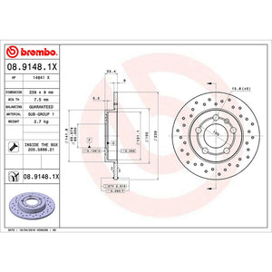 Brembo Ktx4056 Brake Kit||08.9148.1x_Drw.Jpg||90||brmktx4056||2240376