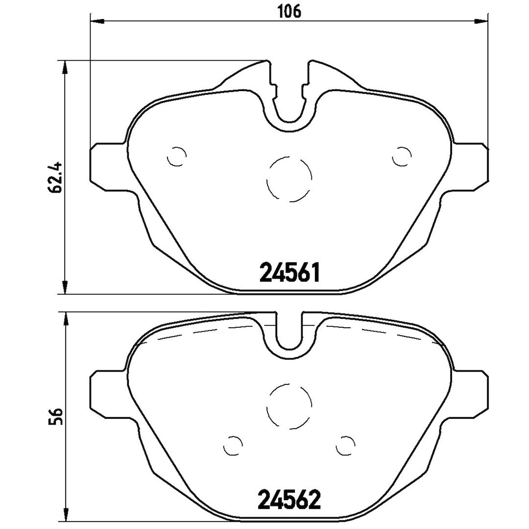 Brembo P06064x Brake Pad||p06064x_Drw.Jpg||88||brmp06064x||1754900