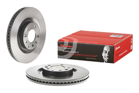 Product of Brembo 09C17711C02 Vented 1 Piece Brake Rotor 