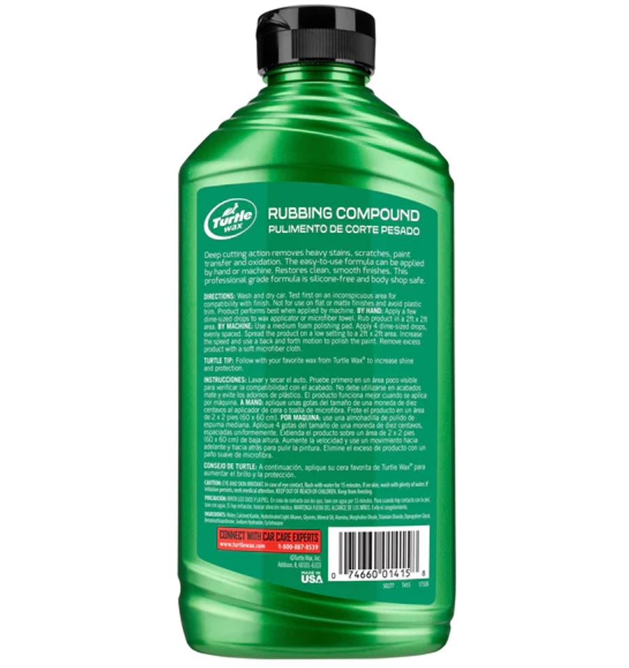 Turtle Wax Inc. T415 Rubbing Compound||t415_1.Jpg||86||t23t415||1151747