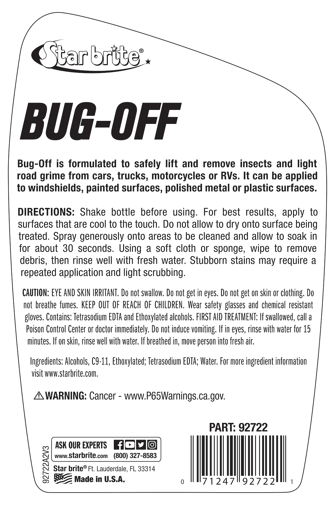 Star Brite 092722 Bug And Tar Remover||092722_3.Png||88||s2r092722||1501693