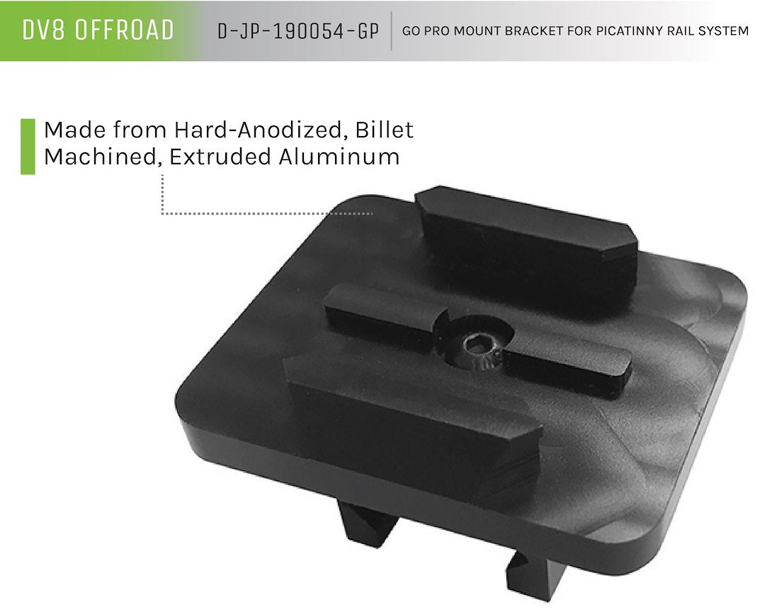 Dv8 Offroad D-Jp-190054-Gp Action Camera Mount Adapter||d-Jp-190054-Gp_2.Jpg||87||dv8jp190054gp||1037585