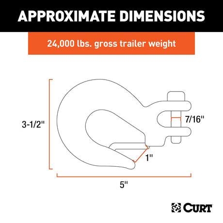 Curt 81960 Trailer Safety Chain Hook||81960_3008x1990_Ca.Jpg||86||c9381960||2241773