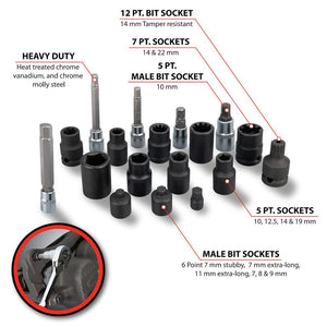 Performance Tool W86025 Socket Set||||92||ptlw86025||1912670
