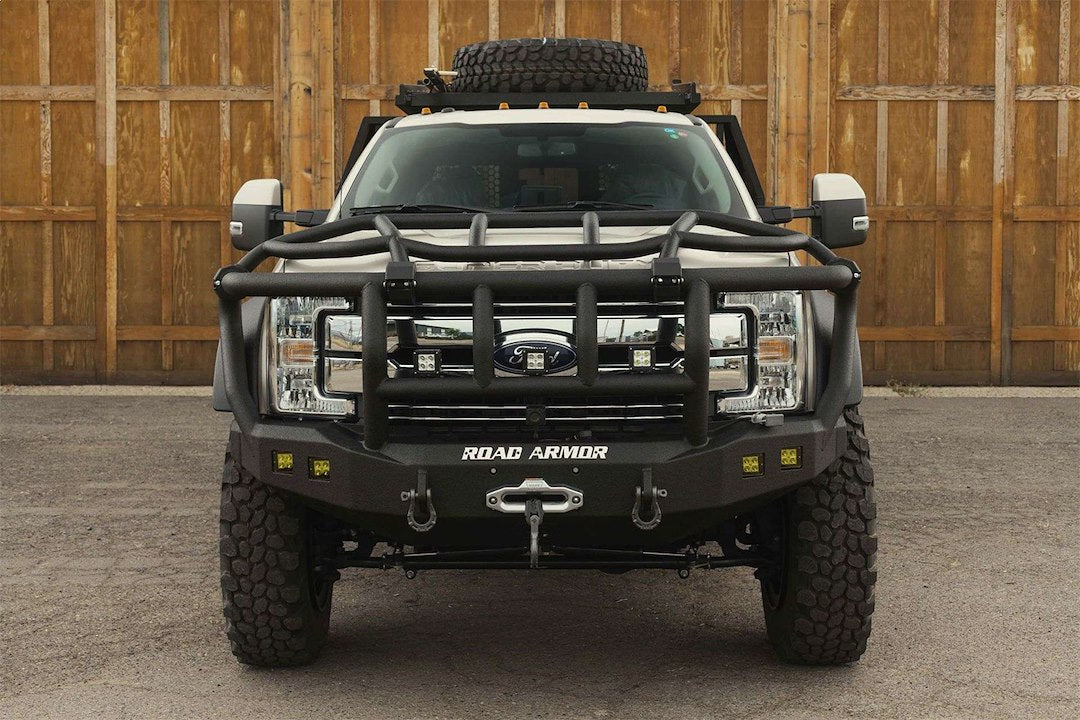 Product of Road Armor 61743B Stealth Intimidator Steel Satin Powder Coated Bumper 