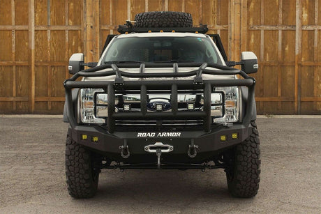 Product of Road Armor 61743B Stealth Intimidator Steel Satin Powder Coated Bumper 
