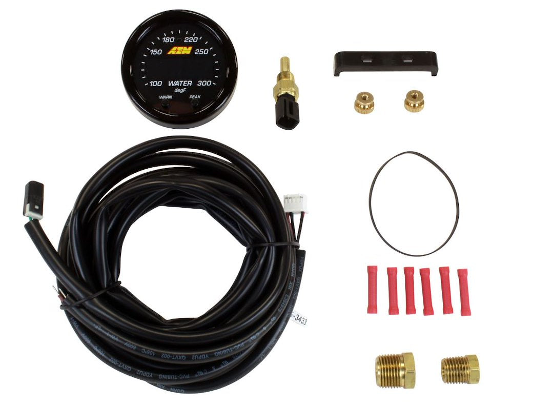 Product of AEM Electronics X-Series Temperature Gauge Water/Trans/Oil (30-0302)