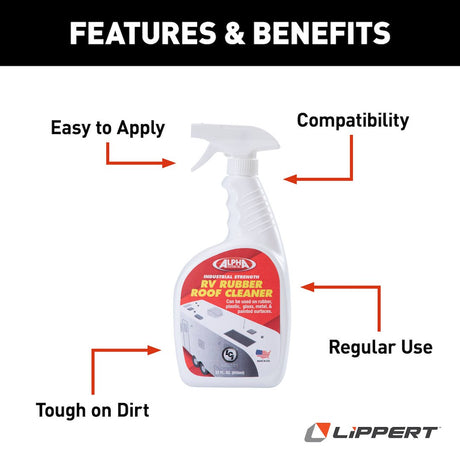 Product of Lippert Components 862414 Rubber Roof Cleaner
