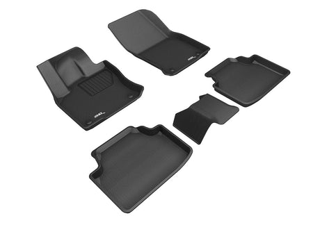 Product of 3D Mats KAGU L1VW09701509 Black Thermoplastic Rubber Of Carbon Fiber Texture Floor Liner 