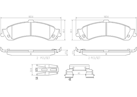 Brembo P59065n Brake Pad||p59065n_1.Png||86||brmp59065n||2104668