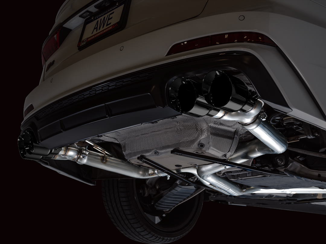 Product of AWE Tuning 3020-43109 Track Edition Cat-Back System Dual Exhaust System Kit 