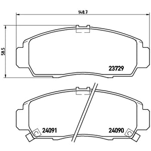 Brembo P28034x Brake Pad||p28034x_Drw.Jpg||88||brmp28034x||1754949