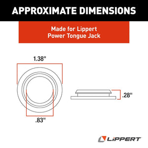 Product of Lippert Components 225875 Trailer Tongue Jack Plug