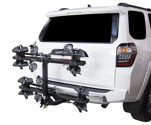 Product of Saris 4414B 4 Bikes Bike Tire Clamp Bike Rack - Receiver Hitch Mount No 