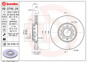 Brembo 09574521c02 Brake Rotor||09.5745.21-D.Jpg||86||brm09574521||948382