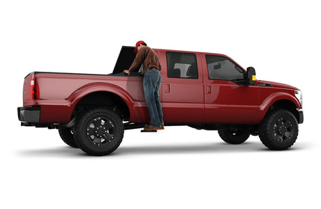 Product of Amp Research 75403-01A Black Powder Coated Aluminum Truck Step
