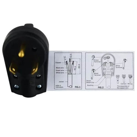 Product of Hughes Auto 30aplug Power Cord Plug End