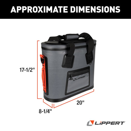 Product of Lippert Components Adventure Pro Beverage Cooler 22.5 Quart 2021099913 