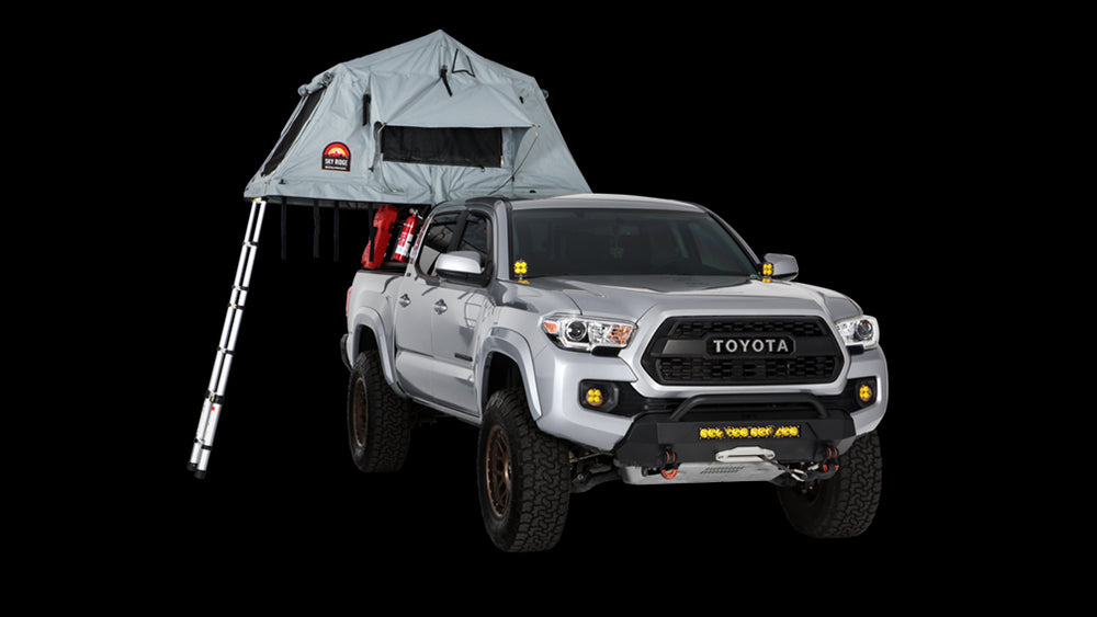 Product of Body Armor 20010 Vehicle Rooftop Polyester Cotton Canvas Tent Sleeps 2 Adults 