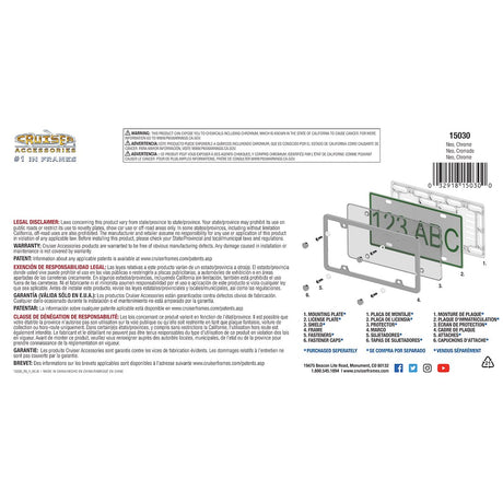Product of Cruiser 15030 License Plate Frame