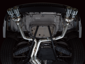 Product of AWE Tuning 3020-42101 Track Edition Cat-Back System Dual Exhaust System Kit 