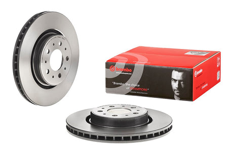 Product of Brembo 09864211C02 Vented 1 Piece Brake Rotor 