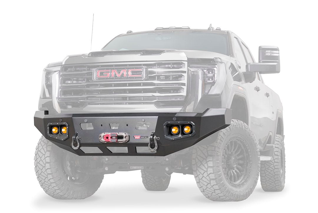 Warn 111073 Bumper||111073 - Hd Bumper - 2024 Gmc No_Bar_Ghosted.Jpg||85||w36111073||1567395
