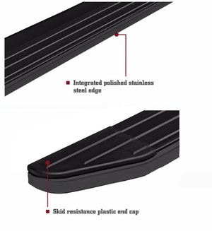 Product of Black Horse Offroad PR-F1179BK Peerless Running Board 