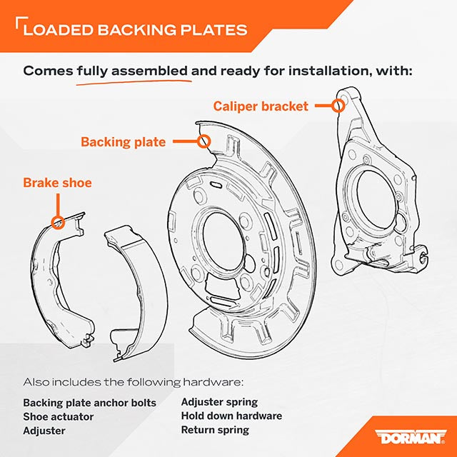 Dorman (Oe Solutions) 926-373 Brake Backing Plate||926-373_7.Jpg||92||d18926373||2248755