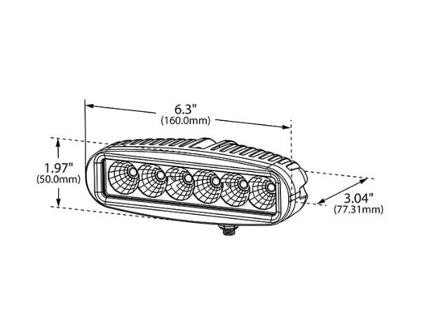 Product of Grote Industries Bz301-5 Work Light
