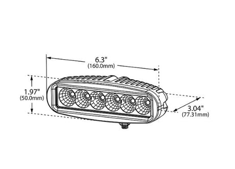 Product of Grote Industries Bz301-5 Work Light