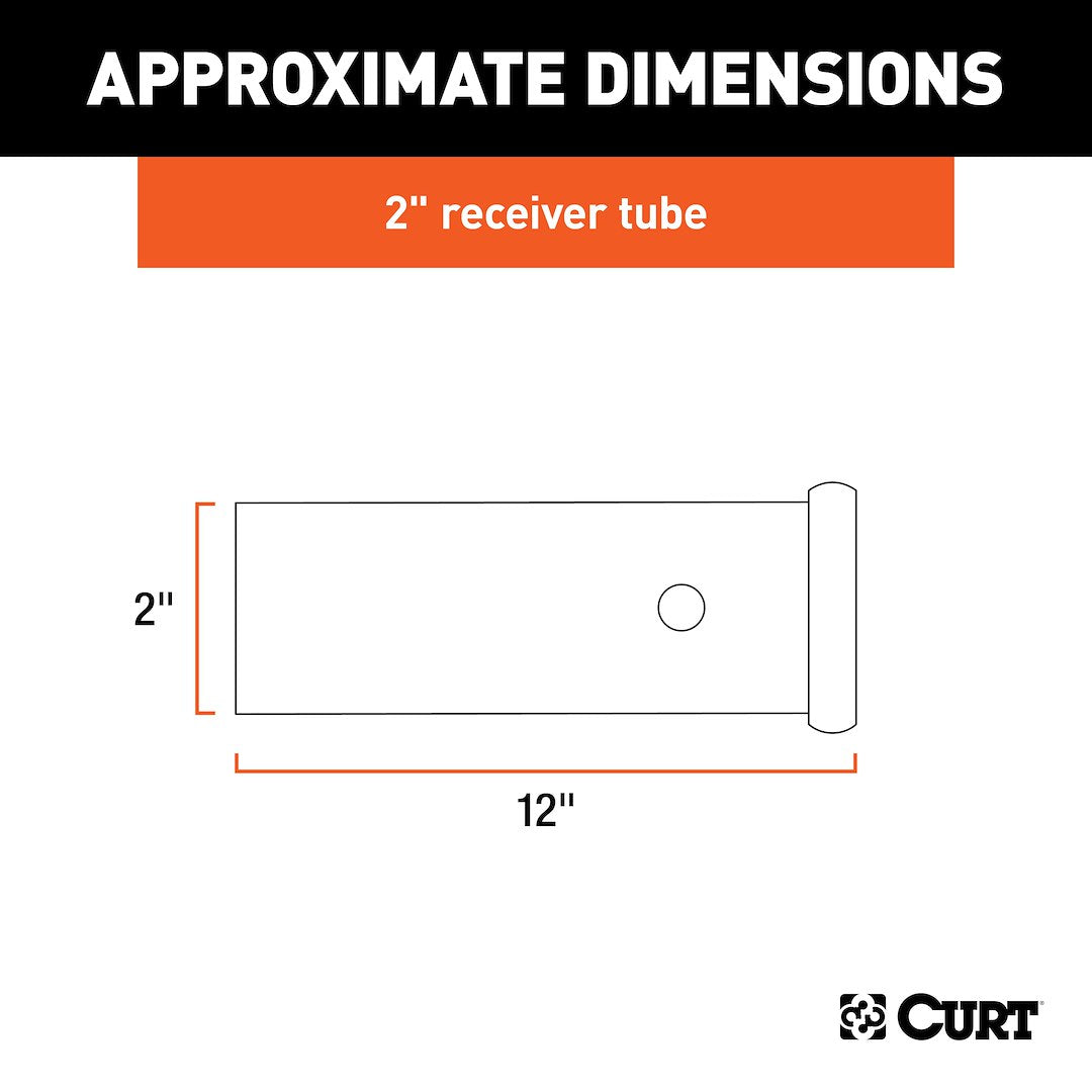 Product of Curt 49120 Trailer Hitch Receiver Tube