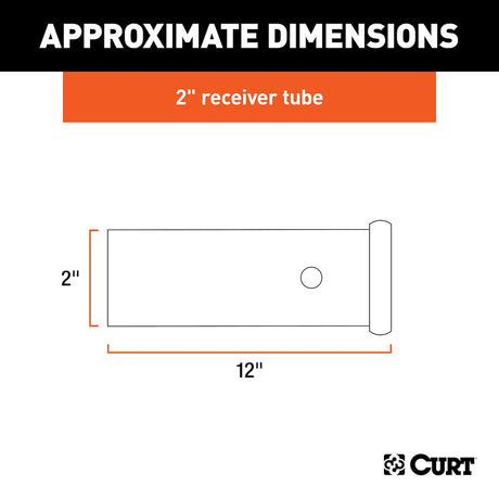 Product of Curt 49120 Trailer Hitch Receiver Tube