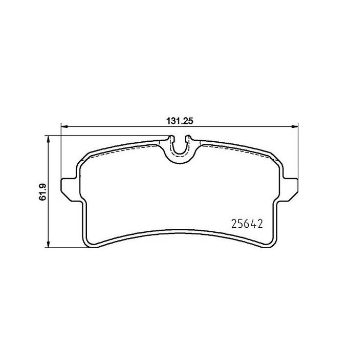 Product of Brembo P65040 Brake Pad - Set Of 4 