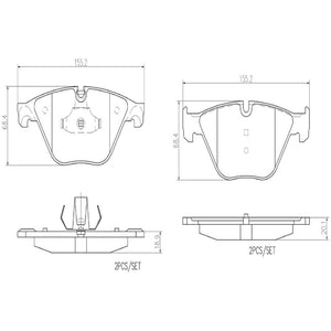 Brembo P06074n Brake Pad||p06074n_Drw.Jpg||91||brmp06074n||1752444