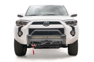 Product of Fab Fours T4R-N4552-1 Hidden Winch Steel Powder Coated Bumper 