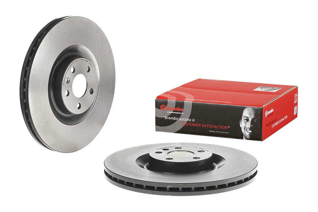 Product of Brembo 09C93711C02 Vented 1 Piece Brake Rotor 
