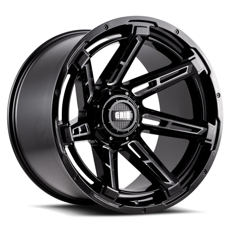 Grid Wheels Gd1218090052m187 Wheel||gd12-Gloss-Black-Milled-Accents.Jpg||85||grwb18952m187||960894