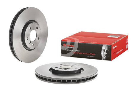 Product of Brembo 09D17911C02 Vented 1 Piece Brake Rotor 