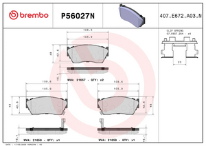 Brembo P56027n Brake Pad||p56027n_1.Png||86||brmp56027n||2104640
