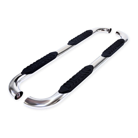 Product of TrailFX A1009S TFX 4" Oval Tube Side Steps Nerf Bar With Surface Steps 