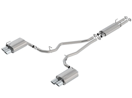 Product of Borla 140820 S-Type Cat Back System Dual Exhaust System Kit 