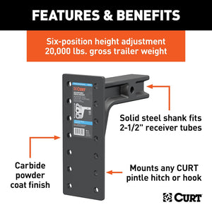 Curt 48349 Pintle Hook Mounting Plate||48349_3008x1990_Fa.Jpg||86||c9348349||862557