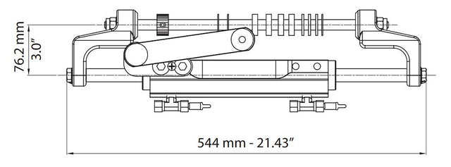 Product of Uflex Uc128ts-1 Boat Hydraulic Steer Cylinder