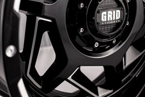 Product of Grid Wheels 17x9 Black With Natural Accents Wheel - Not Applicable Bolt Pattern 